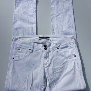 Hudson Women Jeans White Size 28 Made In USA